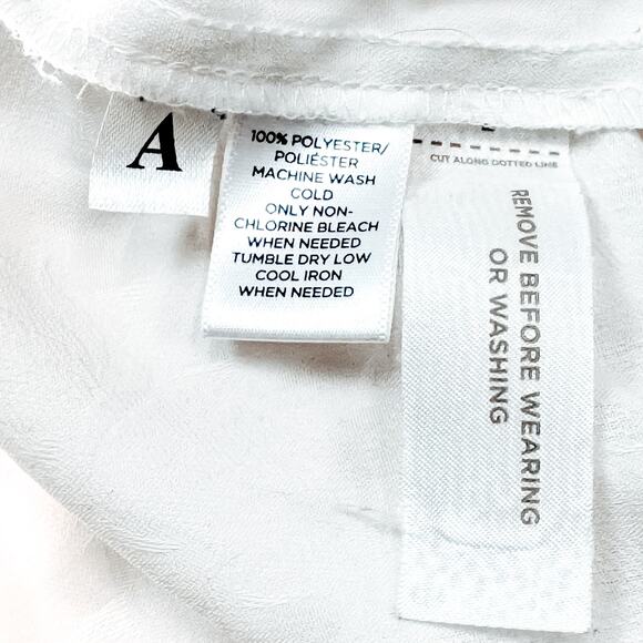 LOFT Off-White V-Neck Boho Blouse - Size XL - Picture 5 of 5